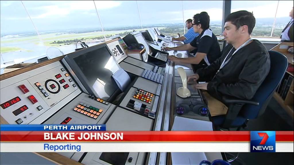 Inside Perth's Air Traffic Control Tower | 7News Perth | 28/07/2014