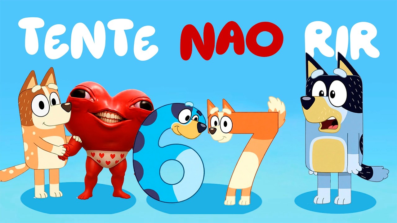 BLUEY MEGA TENTE N&Atilde;O RIR!!!🤣 - COMPILADO ULTRA HARD+