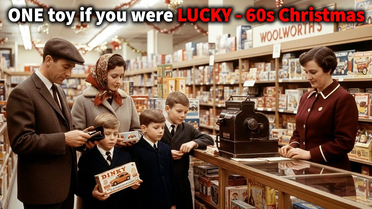 Christmas Shopping in 1960s Britain... One Toy If You Were Lucky