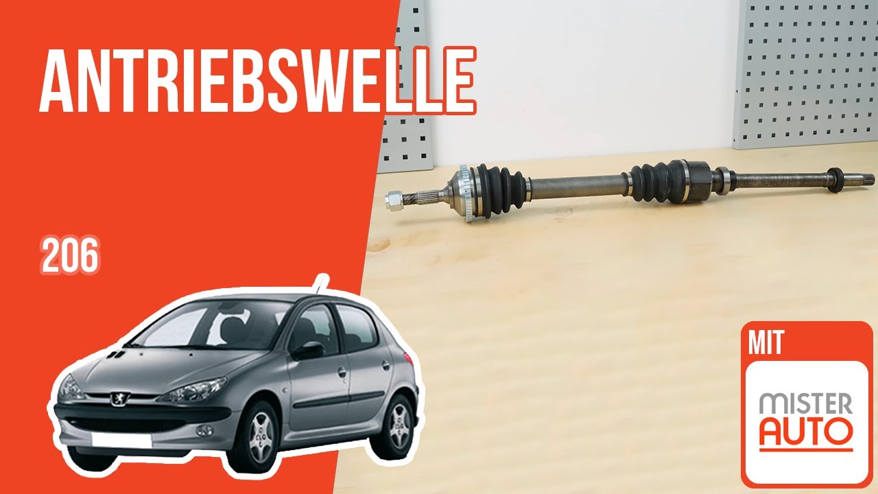 Wie Peugeot 206 Antriebswelle wechseln 🚗