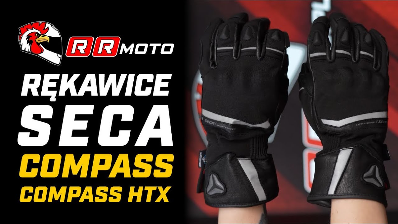 SECA COMPASS i SECA COMPASS HTX - rękawice motocyklowe do jazdy szosowo-turystycznej