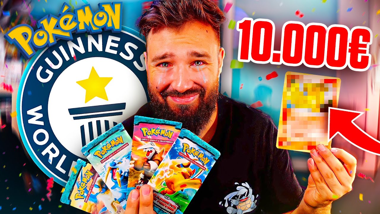 100% LA MEILLEURE OUVERTURE DE BOOSTER POKEMON EX DE MA VIE A 10 000 EUROS ! ( NOUVEAU RECORD )