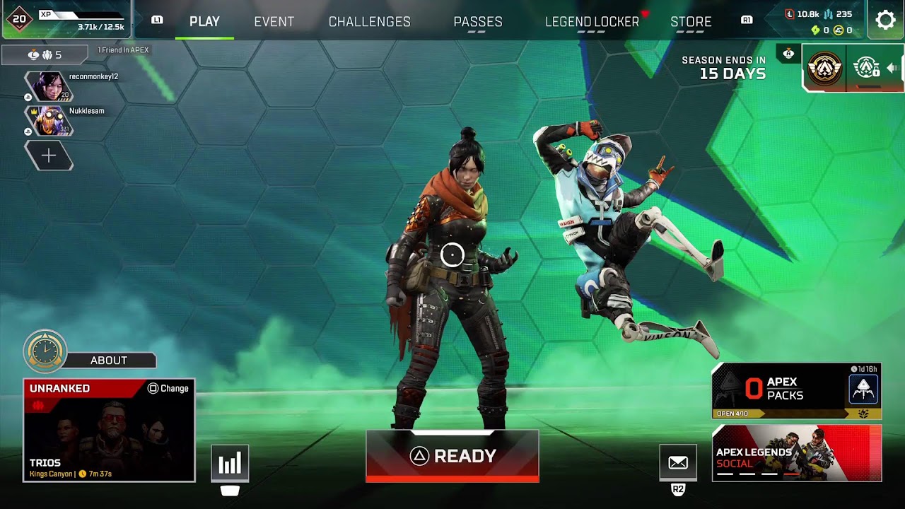 Apex Legends with the homies.