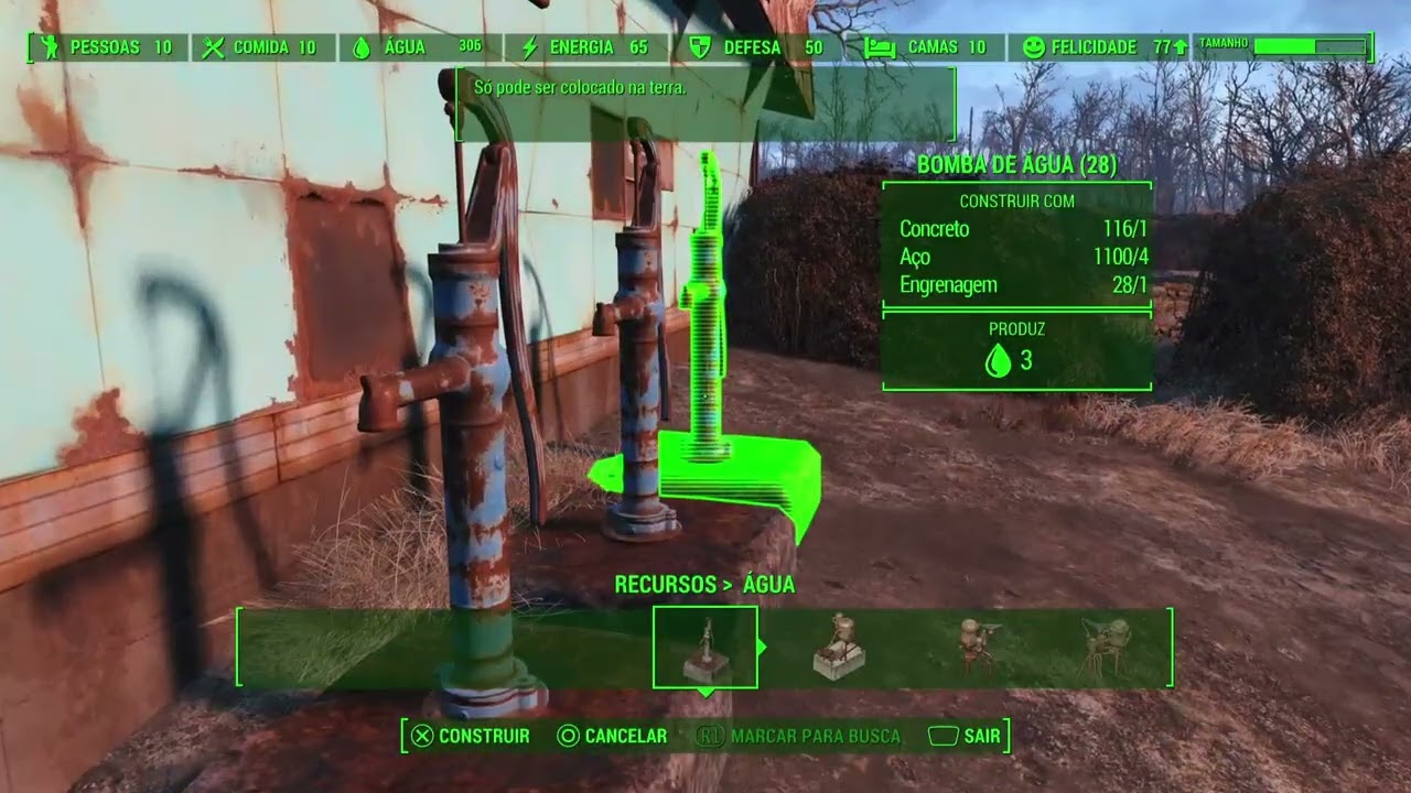 033 - Fallout 4 (FullHD 60 fps): O Segredo para Água Infinita! (Estratégia  para o Refúgio 88)