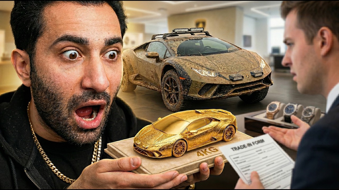 I Traded A SOLID GOLD Lambo For A REAL One!