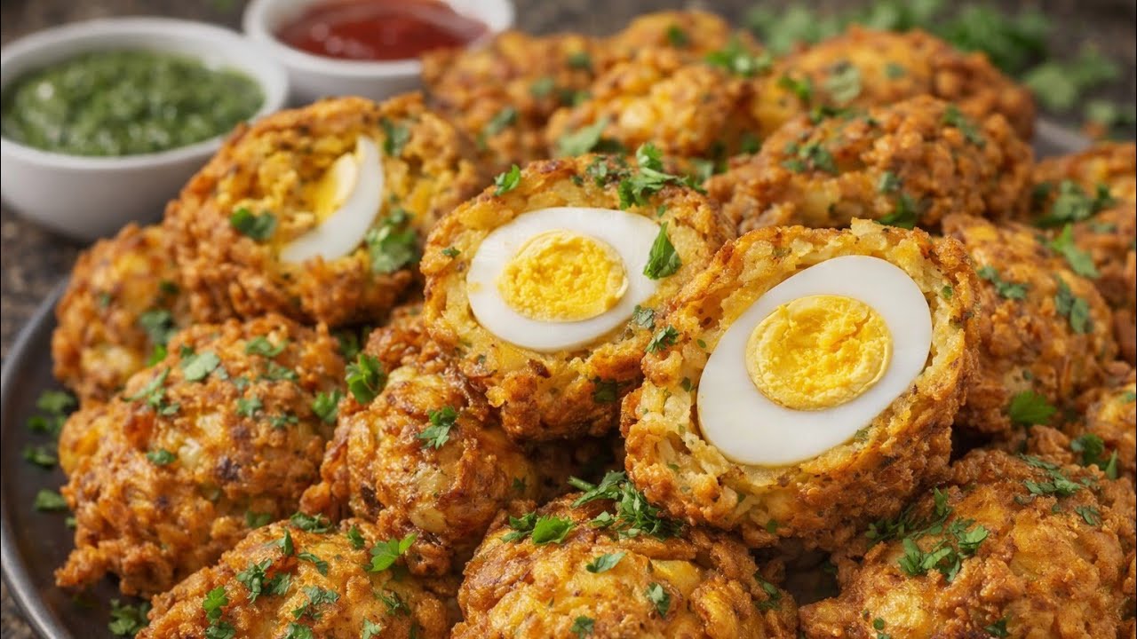 Ramzan Special Egg Lachha Pakoda|Egg Onion Pakoda|Crispy Anda Pakoda Recipe |Perfect Iftar Snack|