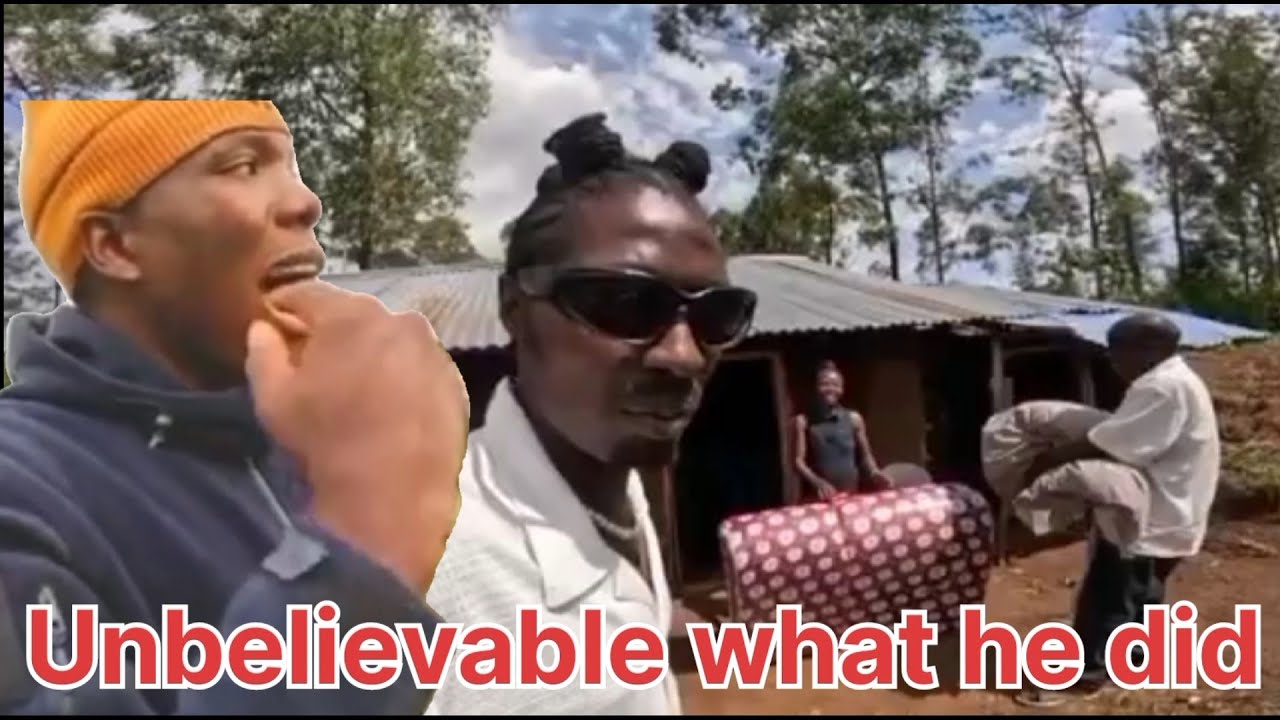 Breaking news!!! Police Case a thief Caught Zooming at Uncle Ugutu's home@iam_marwa.