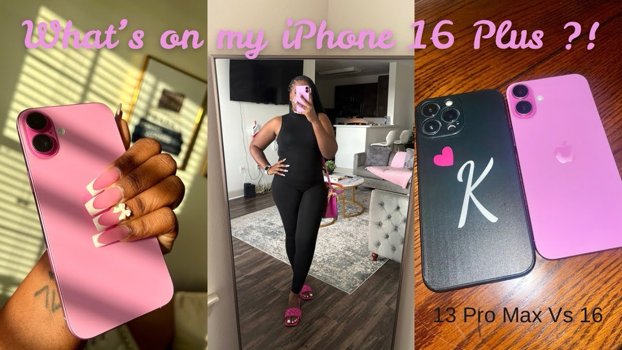 What’s On My IPhone 16 Plus?💕  Pink iPhone | Mia TheYoungin