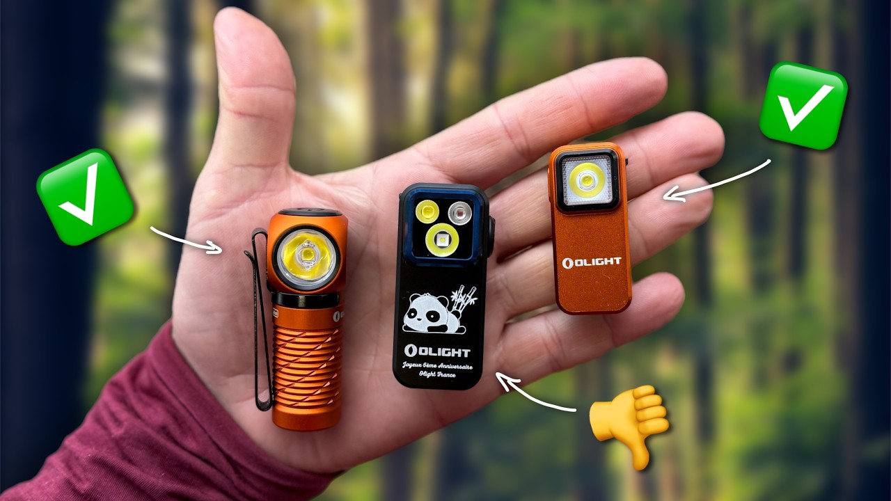 Oclip Pro VS Perun 2 Mini : Laquelle est la Meilleure Lampe Olight en EDC ?