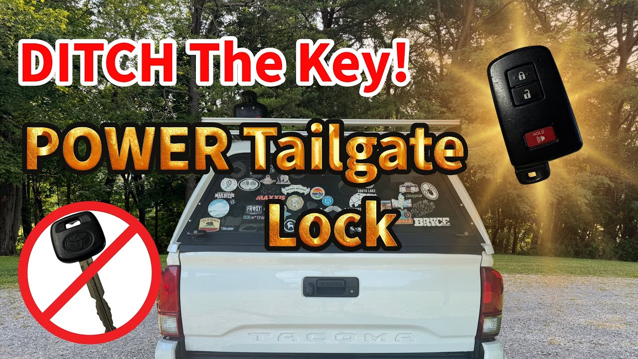 Tacoma OEM Power Tailgate Lock Install [2016-2023]