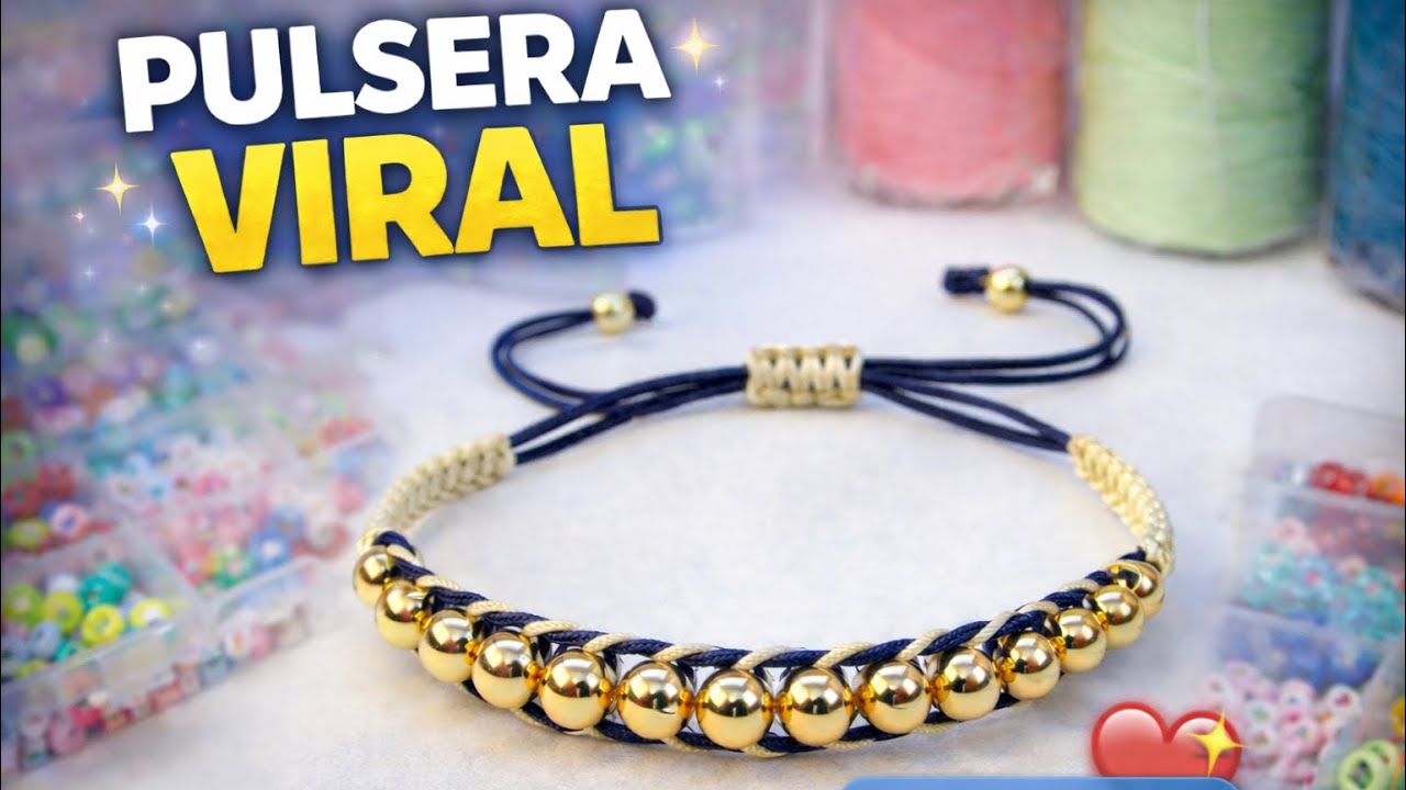Pulsera viral en tendencia ✨ Paso a paso fácil