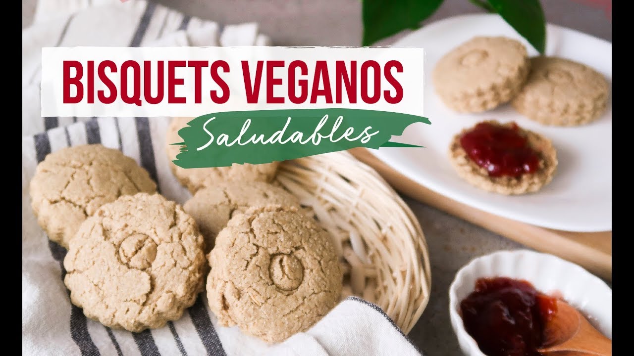 BISQUETS VEGANOS DE AVENA 🌿 FÁCILES, GF Y SIN AZÚCAR