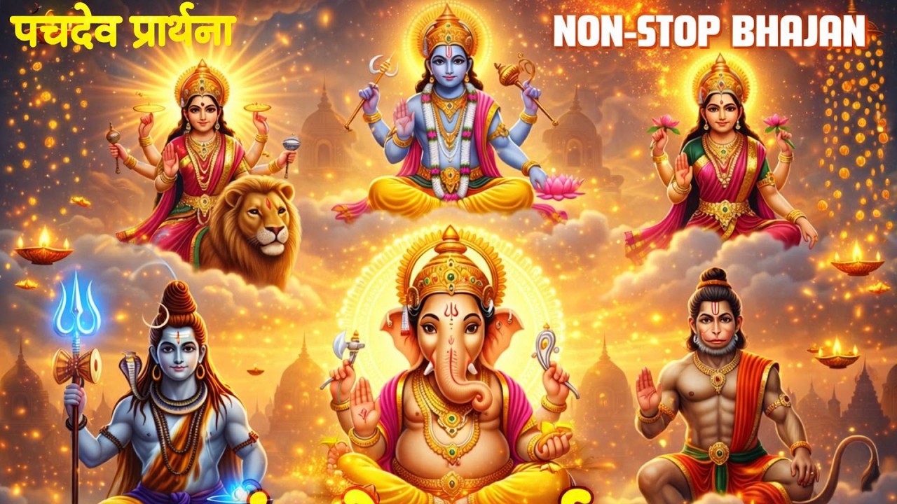 Panchdev Prarthna | एक ही भजन सभी भगवानों के लिए | Bhakti Song - Morning Prayer