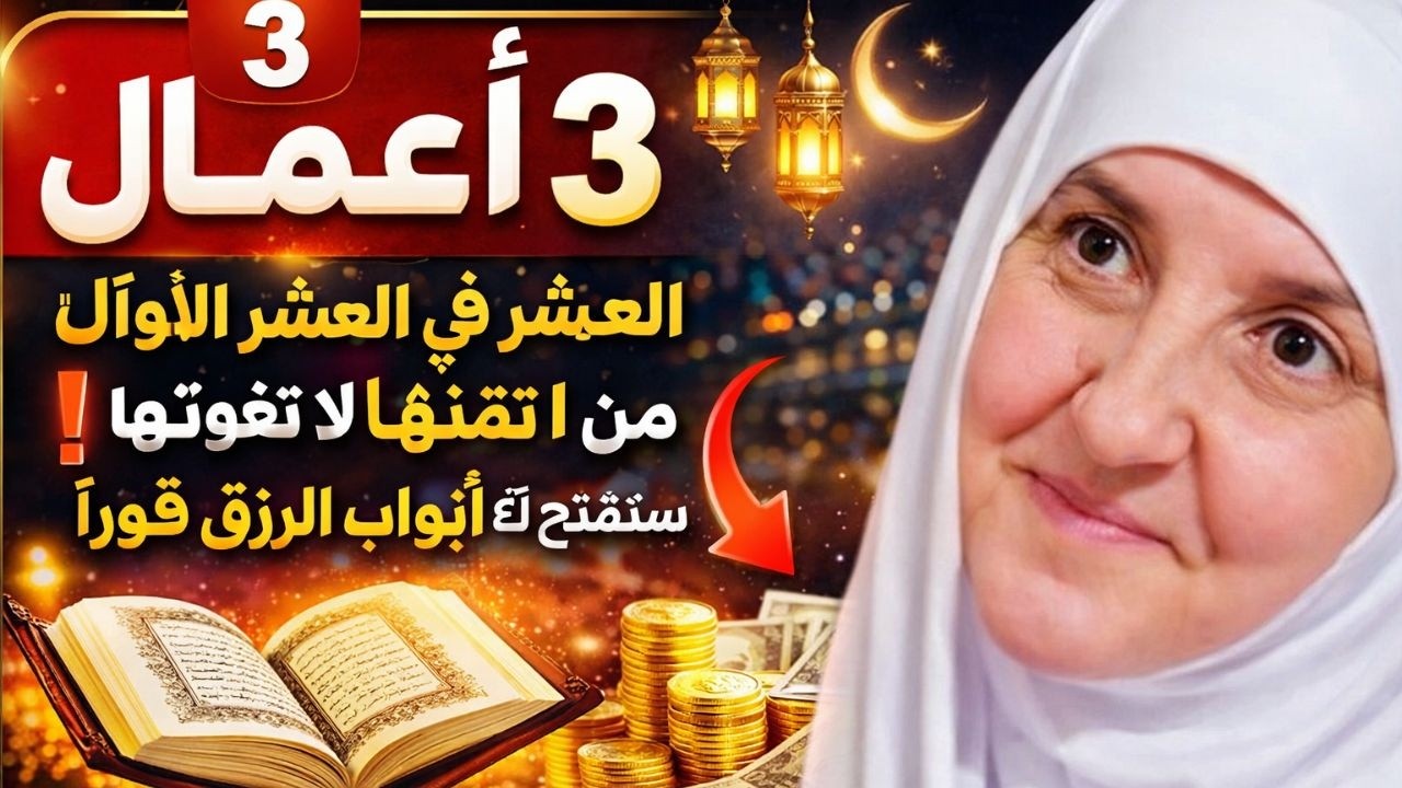3 أعمال في العشر الأوائل من رمضان لا تفوّتها ❗ ستفتح لك أبواب الرزق فوراً