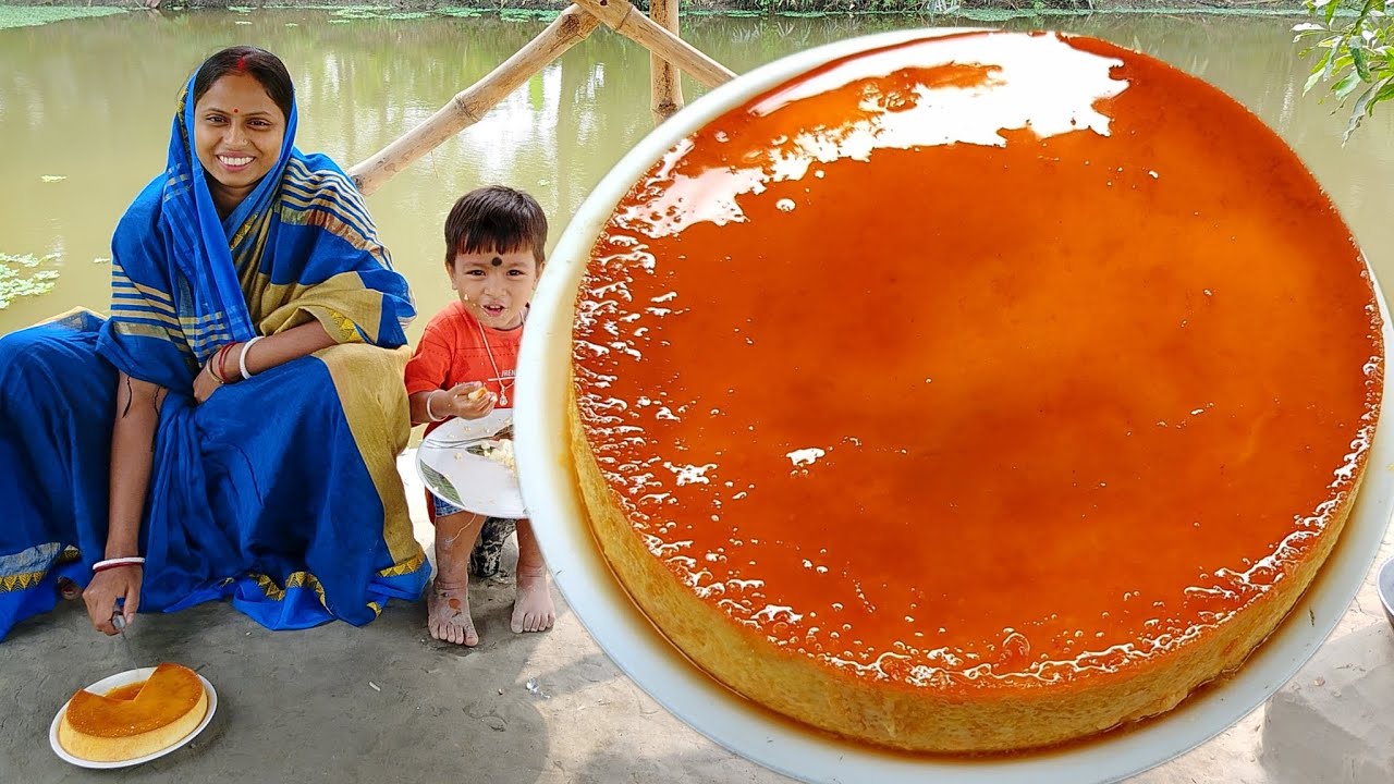 দুধ দিয়ে চুলায় ভীষণ মজার পারফেক্ট ক্যারামেল পুডিং বানানো সহজ পদ্ধতি | caramel pudding recipe