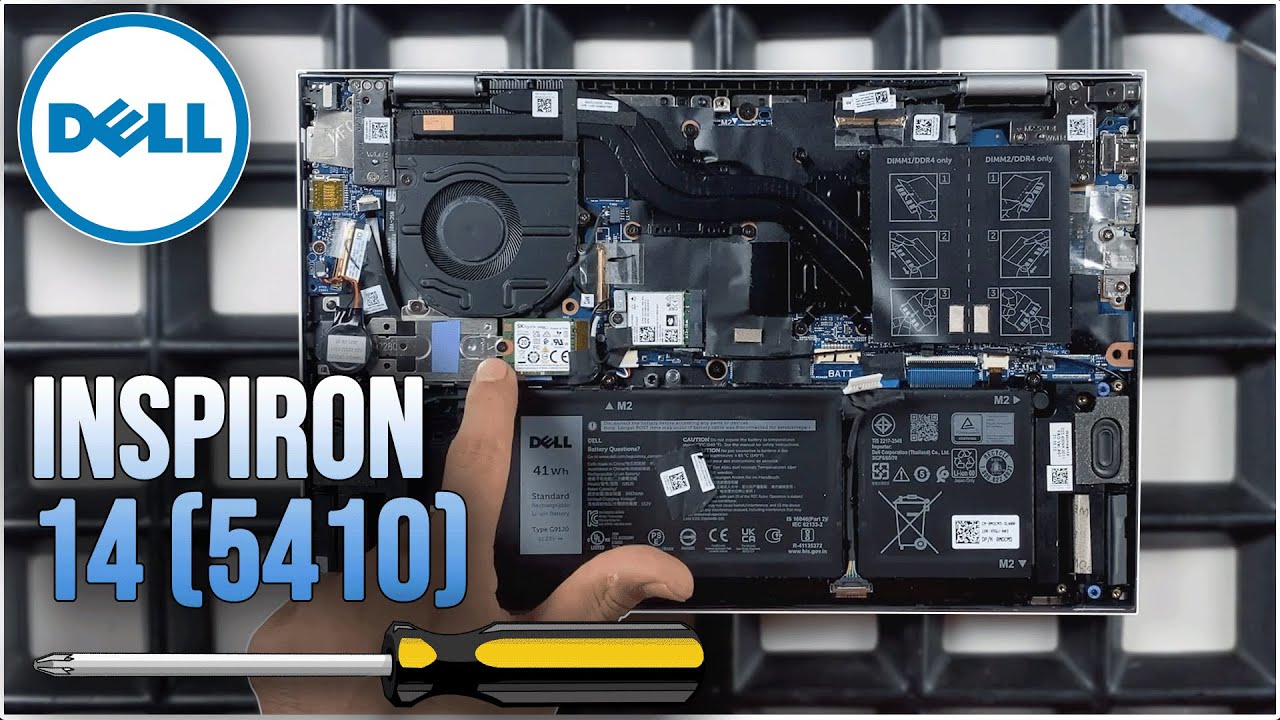 Dell Inspiron 14 (5410) von Innen - RAM, SSD, Akku, Lüfter wechseln