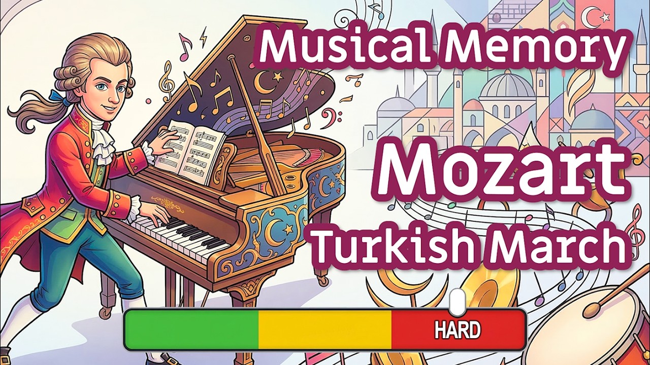 Test your musical memory: Can you complete Mozart's Turkish March?