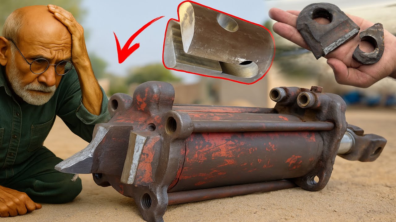 Broken hydraulic jack! Mechanic gave it new life / No one believed this jack could be repaired…