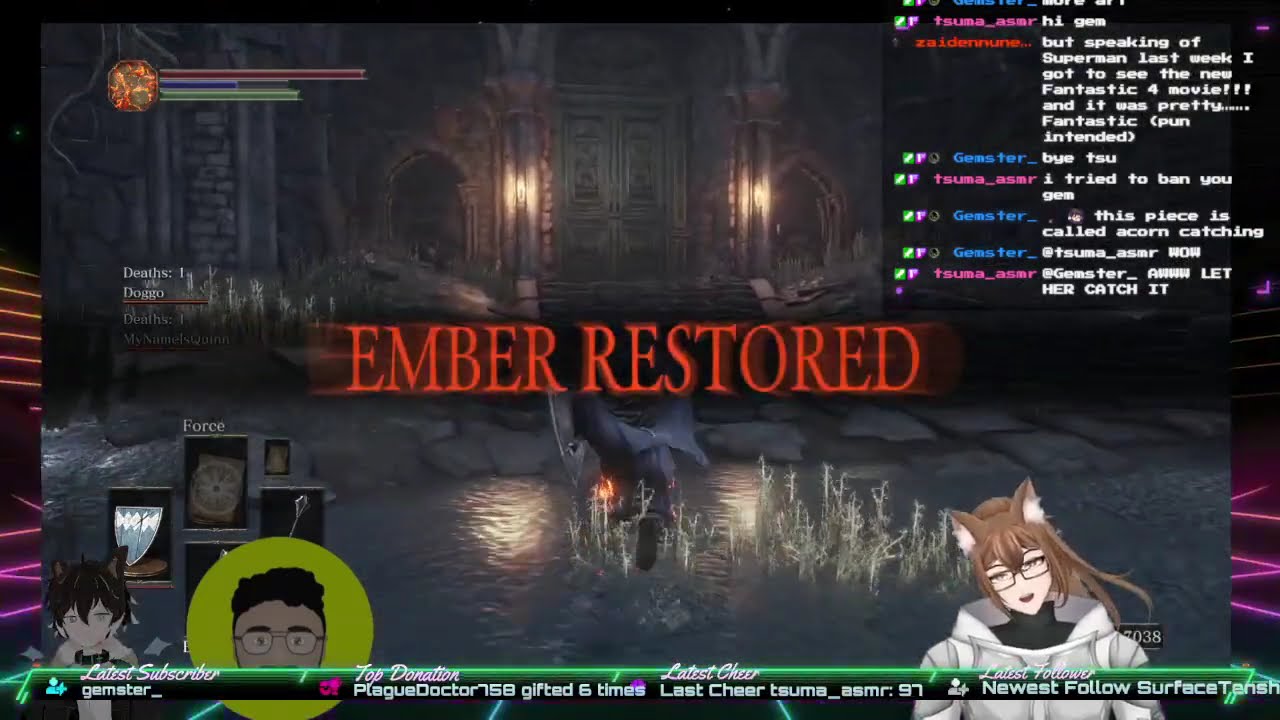 Dark Souls 3 Stream 1 W/ DocileDoggo and Quinn!