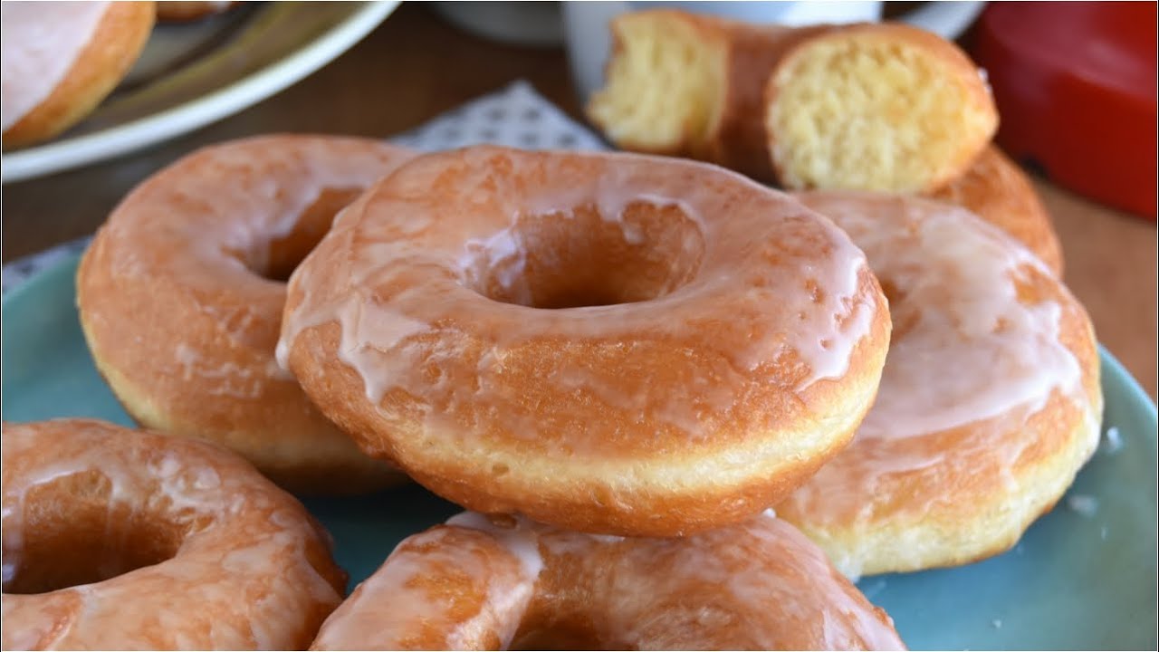 😋 Como hacer donuts caseros clásicos LOS DE TODA LA VIDA, DELICIOSOS !!