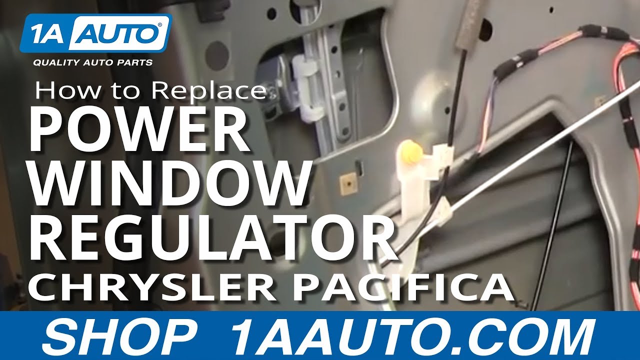 Как заменить передний электрический стеклоподъемник Chrysler Pacifica 04-06