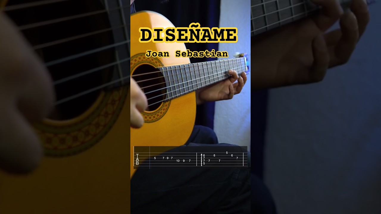 🎸Dis&eacute;&ntilde;ame - Joan Sebastian 🎶 #music #guitarra #guitar #shortvideo #musica #tutorial #shorts #short