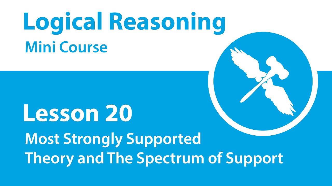 Logical Reasoning Mini Course - Lesson 20 - Most Strongly Supported Theory and Spectrum of Support