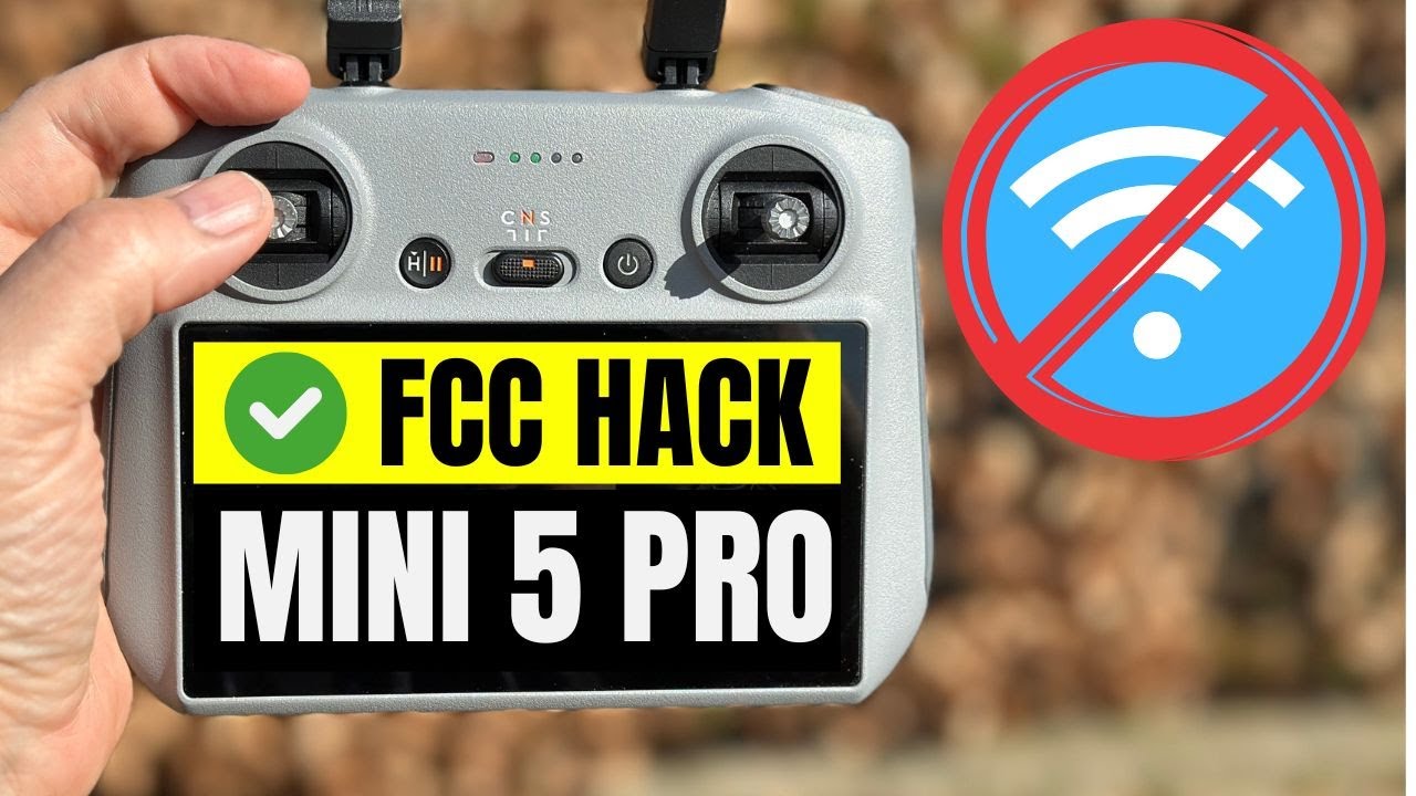 Как исправить плохую дальность действия на DJI Mini 5 Pro (взлом FCC 2026 для всех дронов DJI)