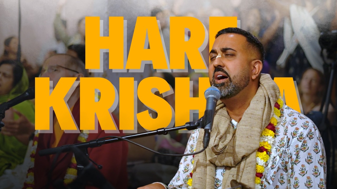 Hare Krishna — Radhika Das — LIVE Kirtan at Shri Radha Gokulananda Temple, Vrindavan
