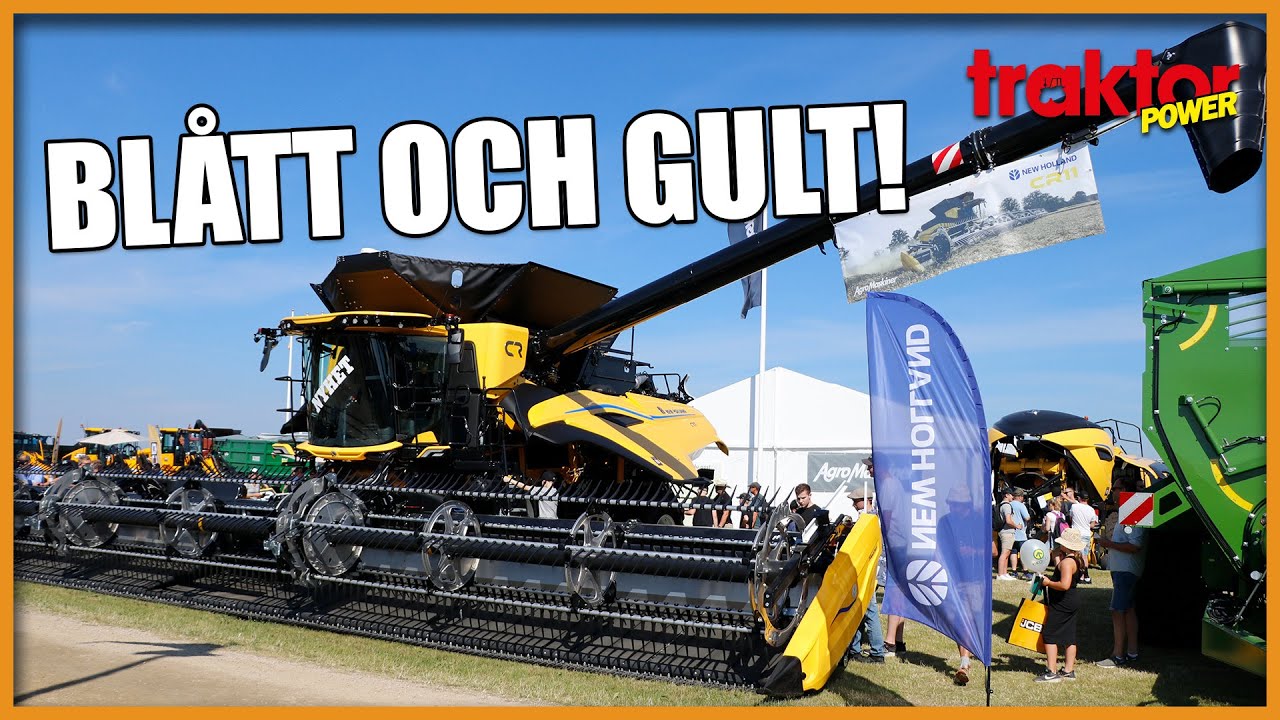 ETT HAV AV BLÅTT OCH GULT – New Holland på Borgeby Fältdagar