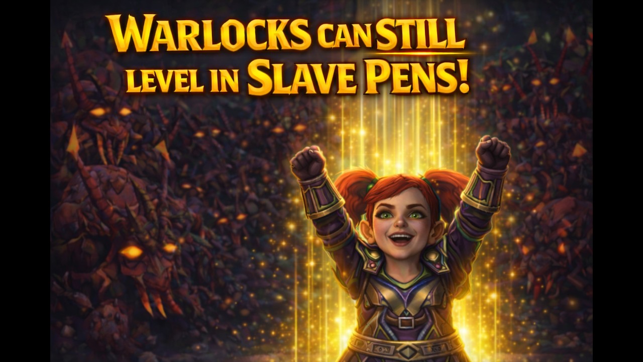 Warlocks Can STILL Level in Slave Pens - 200K XP/Hour (TBC Anniversary)