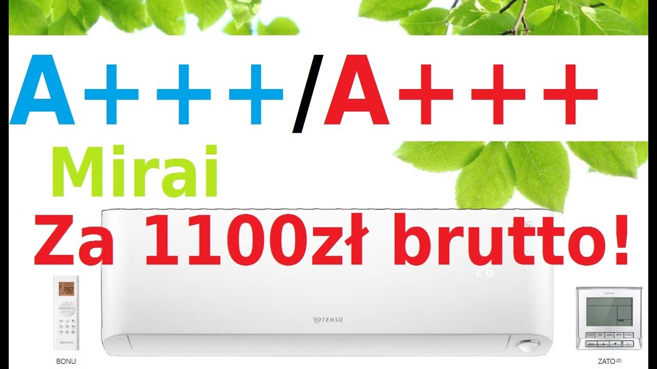 ROTENSO MIRAI M35W  Klimatyzator do zadań specjalnych Dotacja Czyste Powietrze