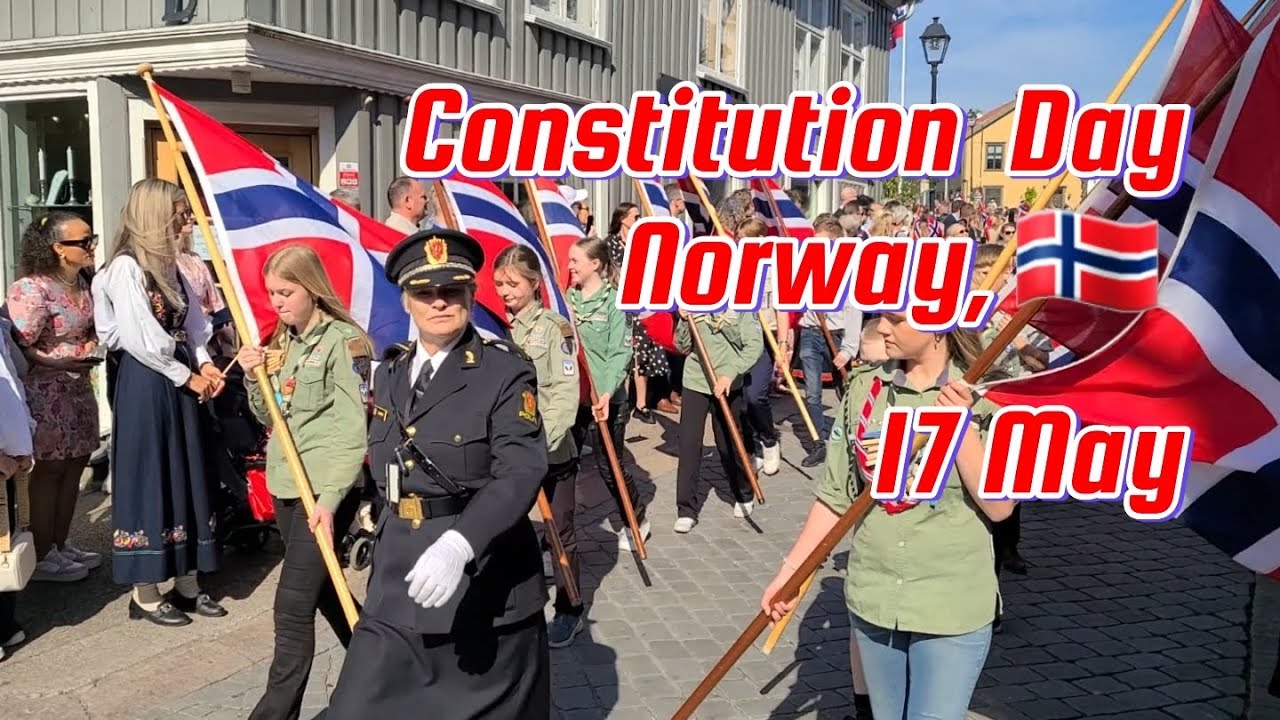 17 May Parade in Norway (Grimstad) | From Children's parade to The Citizens' parade