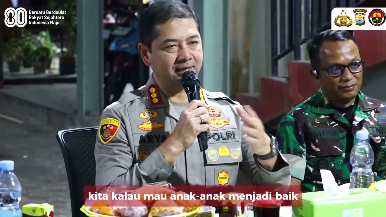 Ngopi Kamtibmas di Kanrerong, Kapolrestabes Tekankan Peran Orang Tua Awasi Anak