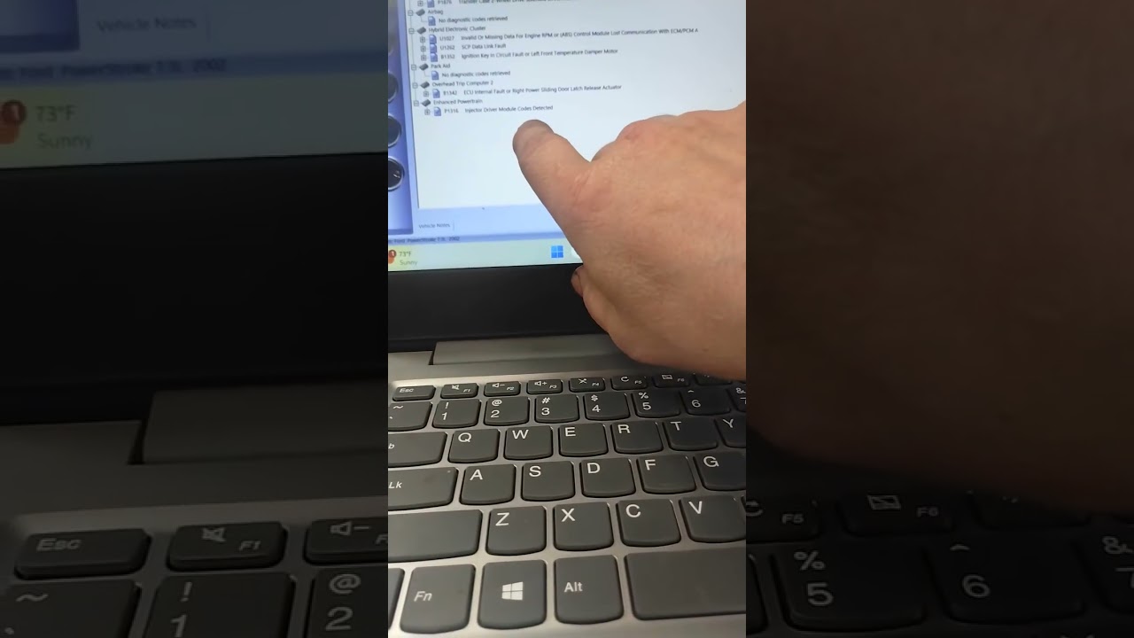 7.3 Powerstroke P1316 code troubleshooting part one. 