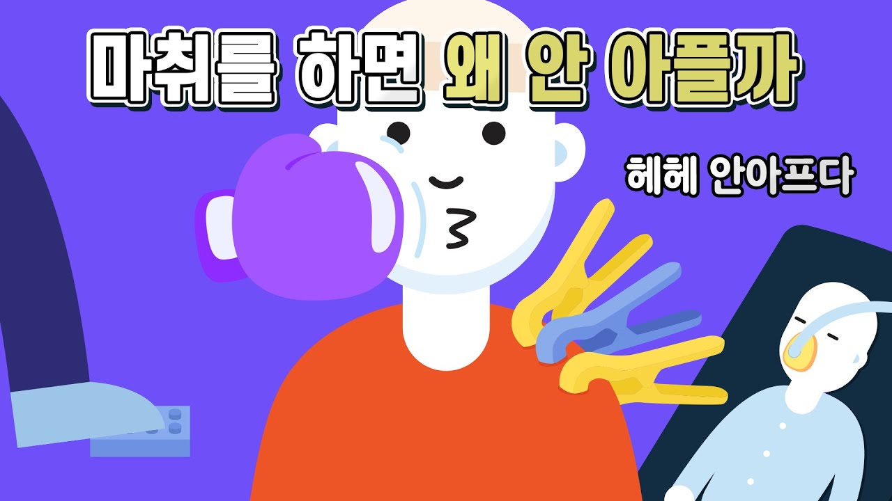 마취를 하면 고통이 느껴지지 않는 이유