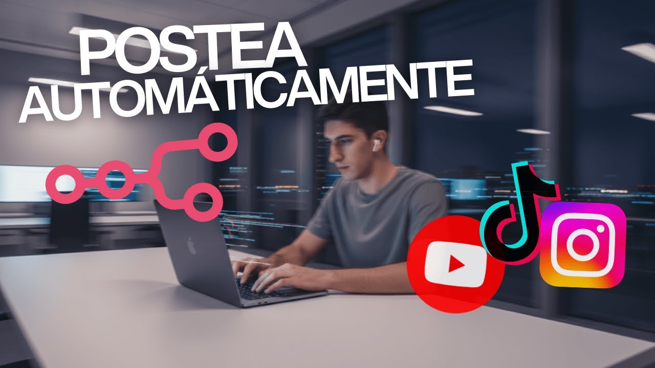 Postea tus videos AUTOMÁTICAMENTE a redes sociales con N8N | TUTORIAL