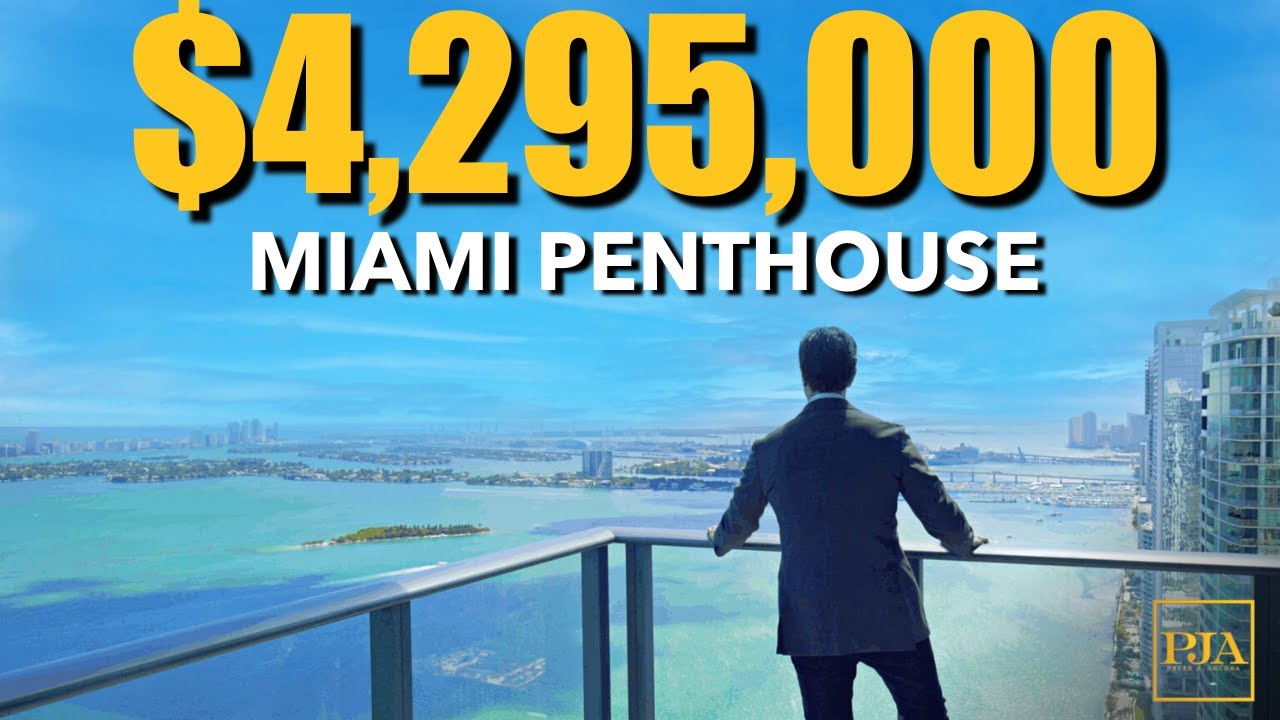 Tour a $4.2 Million Dollar | Miami Penthouse | Peter J Ancona