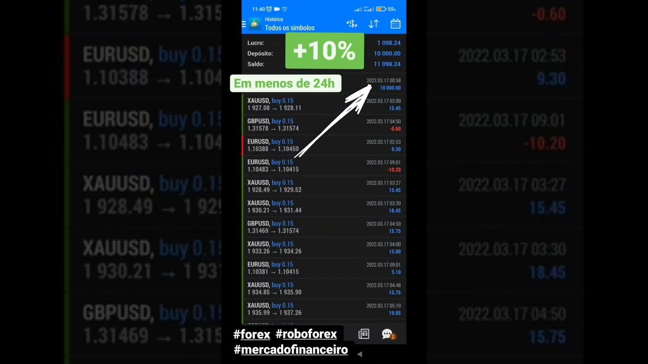 OPERANDO NA B3 E NO FOREX COM ROB&Ocirc;S AUTOMATIZADOS! 🤖forex #roboforex #b3 #mercadofinanceiro