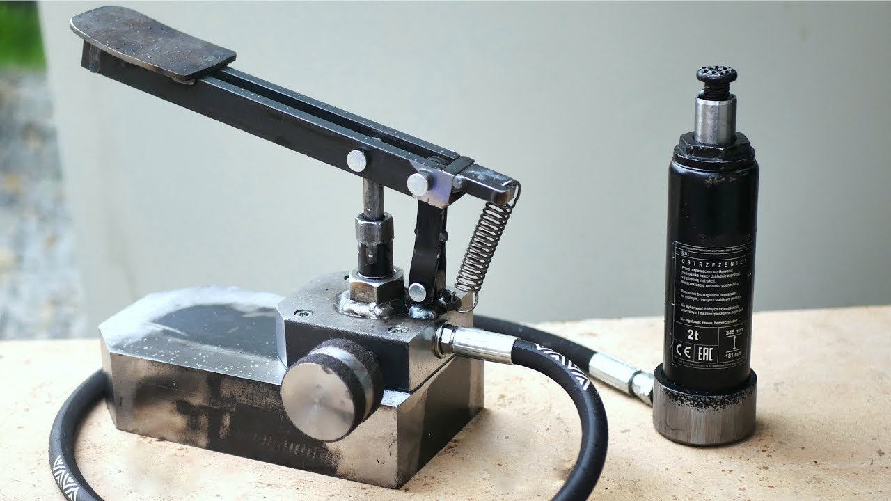 Making Hydraulic Vise - using Car Bottle Jack