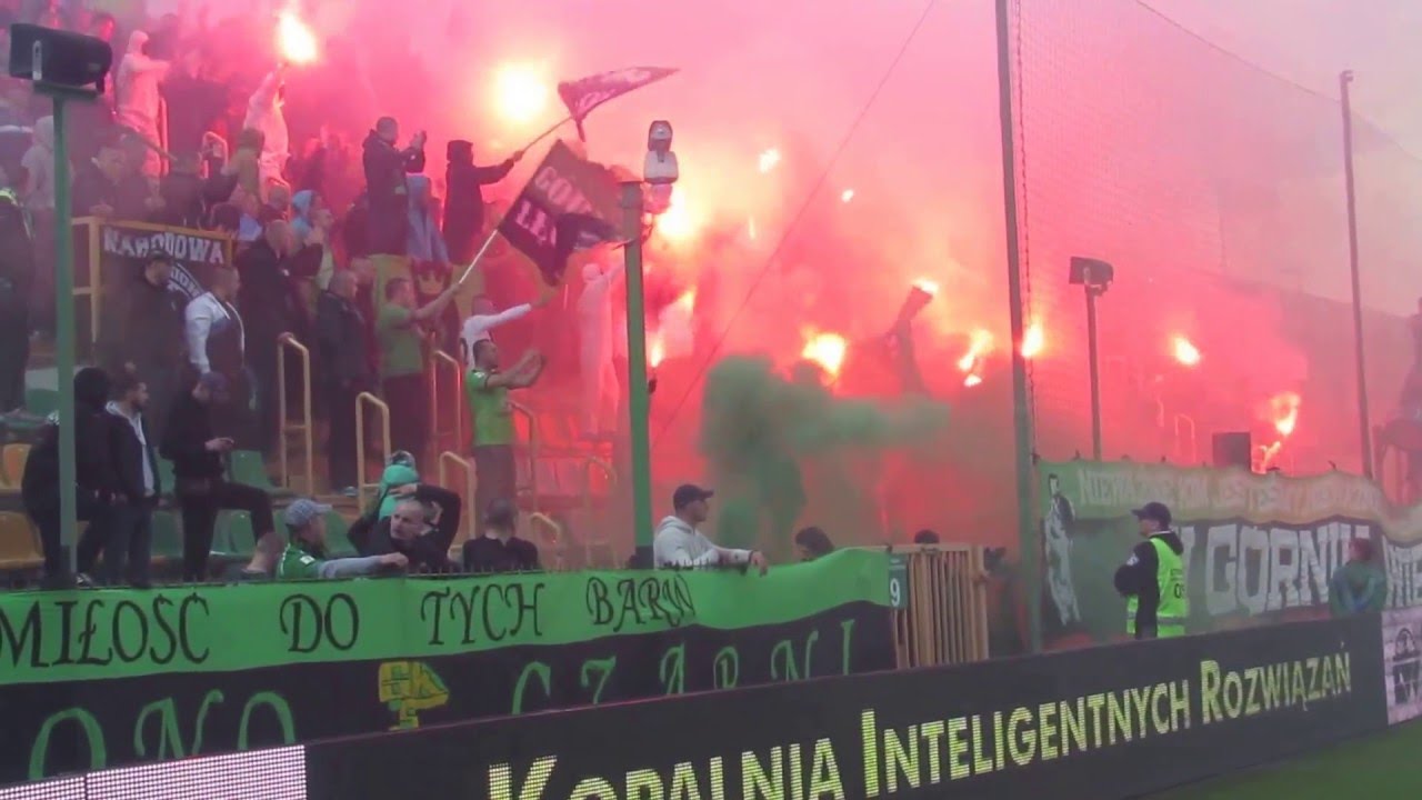 Górnik Łęczna vs Górnik Zabrze 07/05/2016 [Oprawa kibiców]