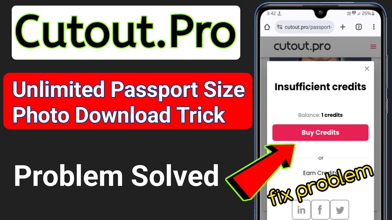 Неограниченная загрузка HD-фотографий с Cutout.Pro без кредитов | Решение проблемы с покупкой кре...