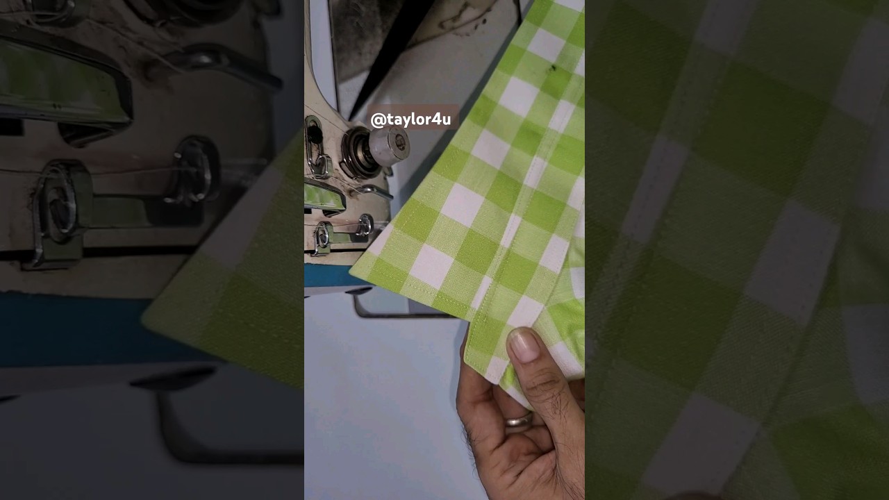 perfectly attach collar in shirt #easysewingtutorial
