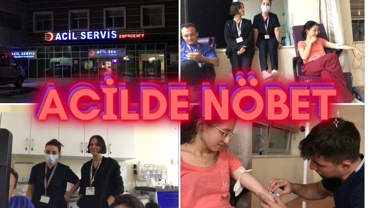 ACİL SERVİS’te Sıradışı Bir Nöbet 👩🏻‍⚕️🧑🏻‍⚕️🚨 | Arkadaşımıza serum taktık |