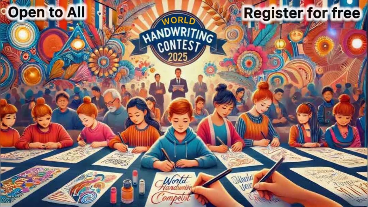 World Handwriting Contest 2025 |Online Contest | Free Register #handwritingcompetition #handwriting