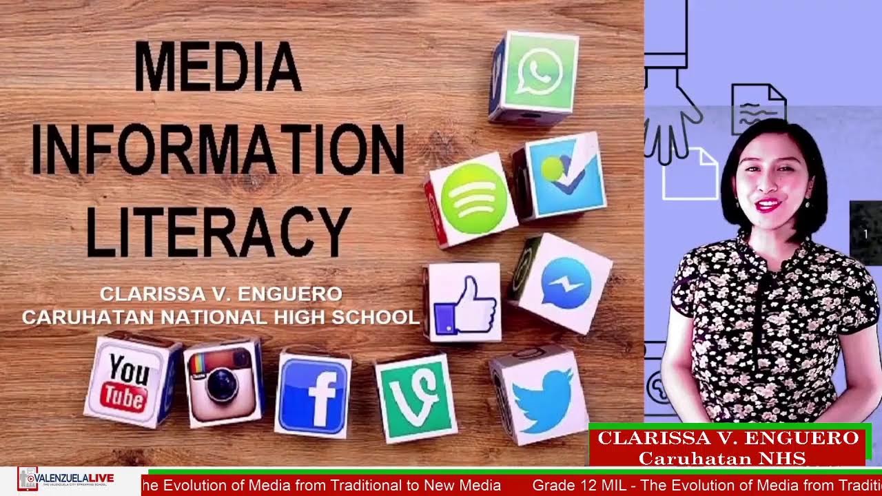 GRADE 12 MEDIA AND INFORMATION LITERACY - THE EVOLUTION OF MEDIA FROM TRADITIONAL TO NEW MEDIA