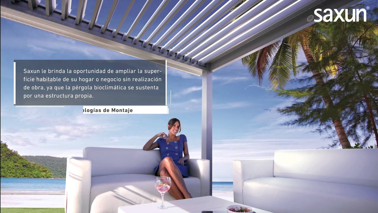 Pérgola Bioclimática Saxun