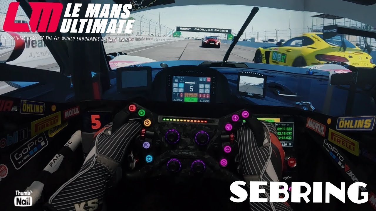 Le Mans Ultimate - Ferrari 296 LMGT3 - Sebring #fanatec#tripplescreen