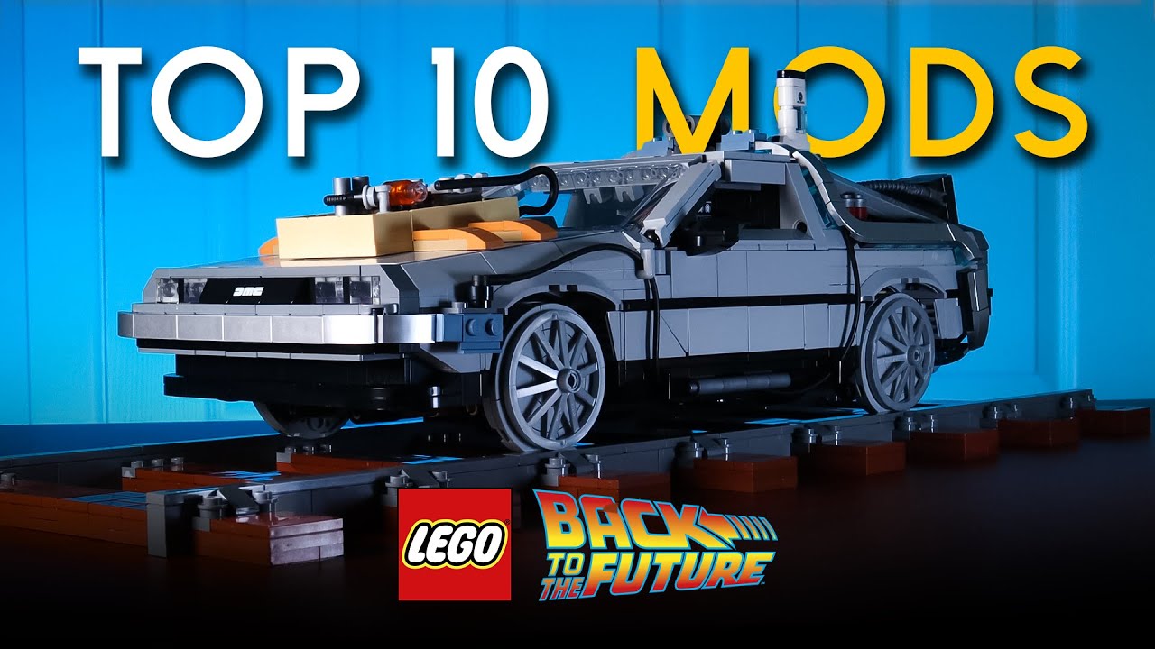 10 МОДОВ, которые стоит сделать с вашим LEGO Back to The Future DeLorean [10300]