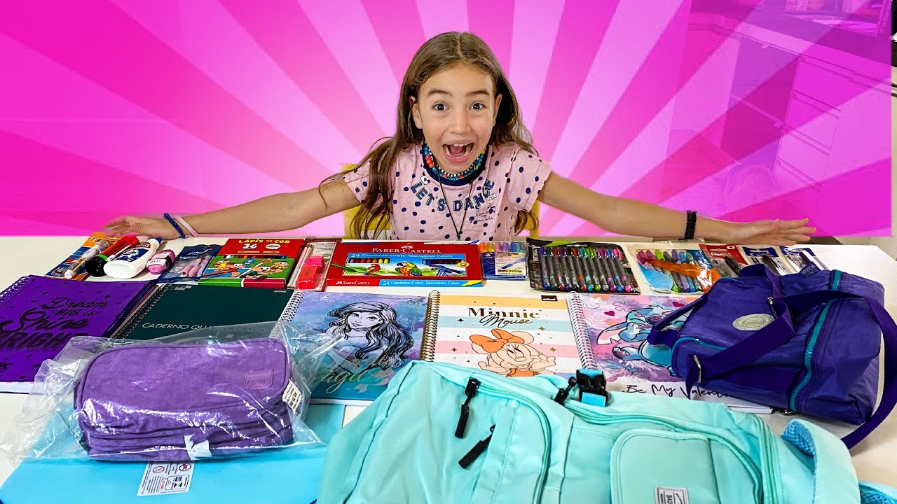 MEU MATERIAL ESCOLAR 2023 COMPLETO - ENTÃO ROBERTA FAMILY siga @dailyfamiliaporcides